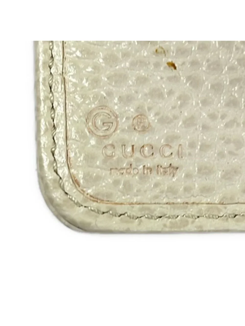 ★SOLD★ Gucci Bifold Wallet GG Pattern Beige Dark Brown Ivory Leather - Picture 5 of 6